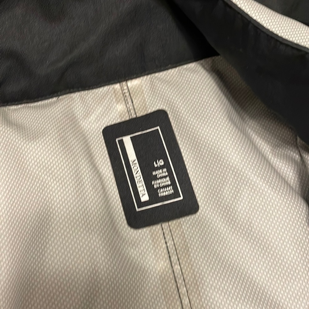 Charcoal rain jacket
